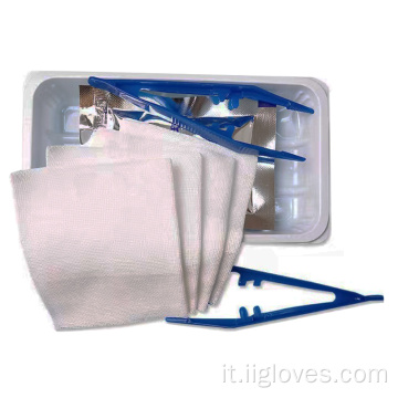 Garza, tamponi, consumo medico spugne di garza